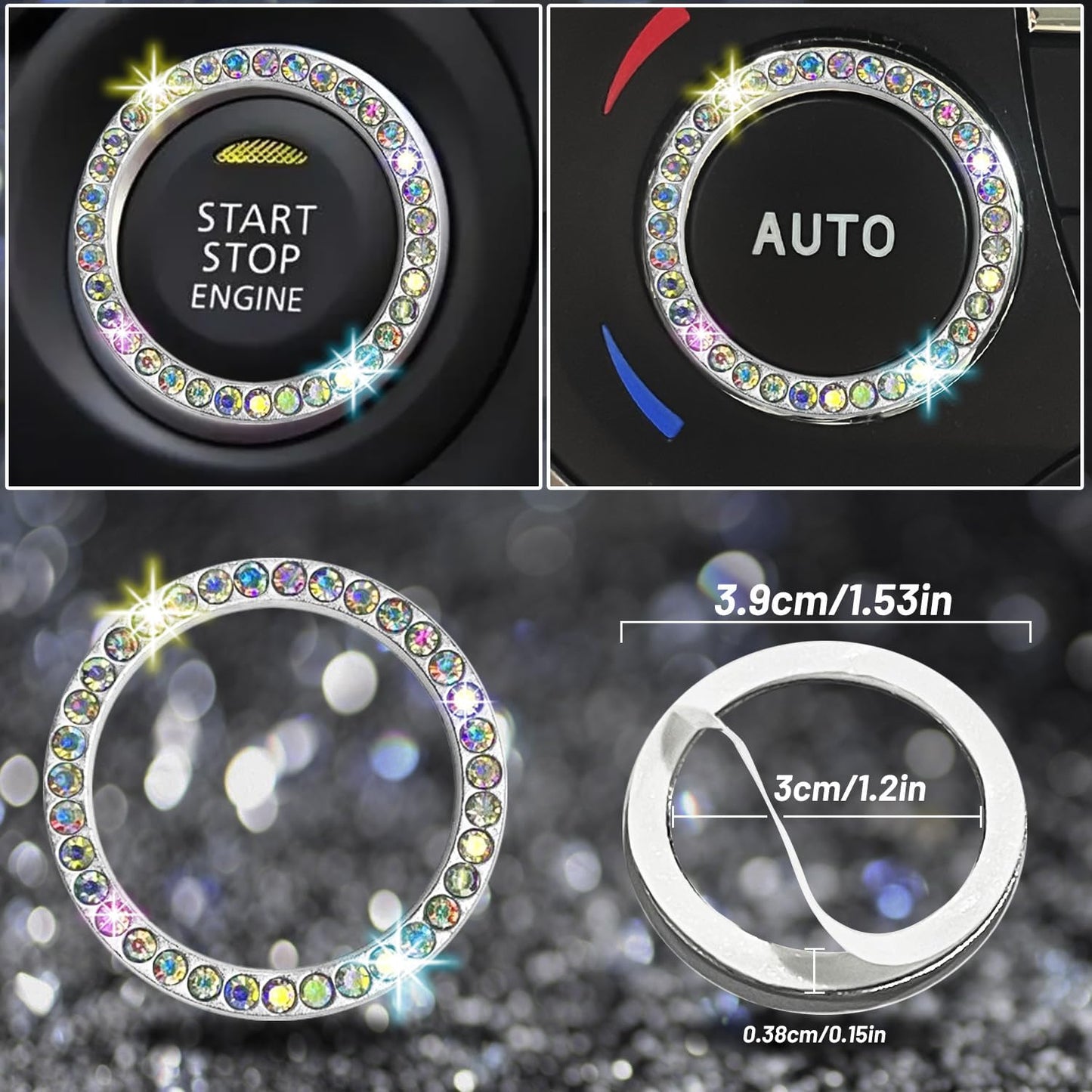 SparkRide Bling Car Set