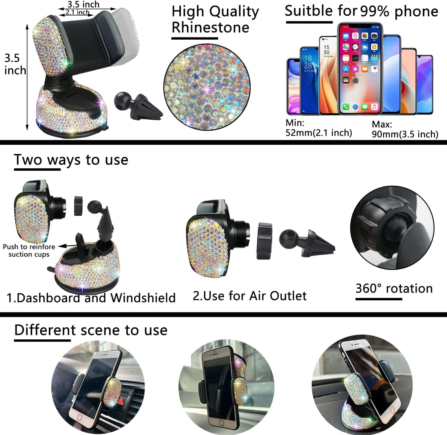 SparkRide Bling Car Set
