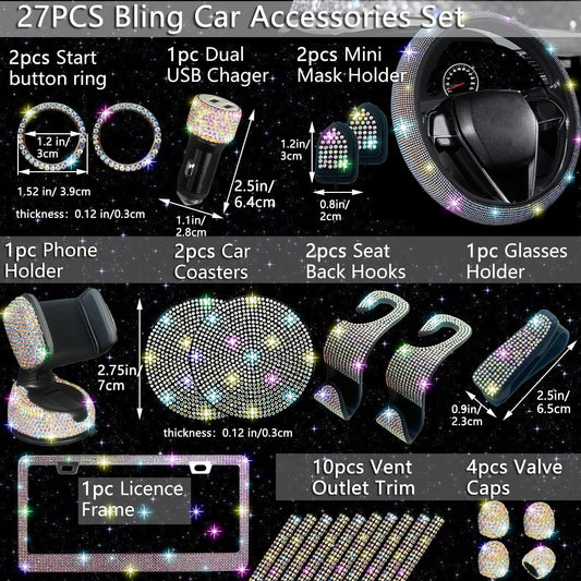 SparkRide Bling Car Set