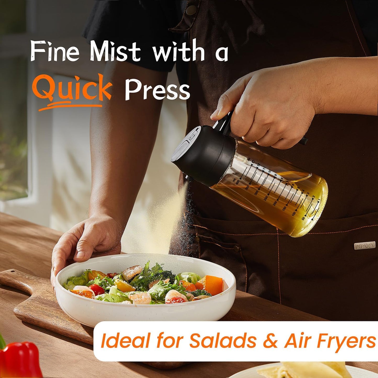 OliveMist Glass Oil Sprayer Kitchen