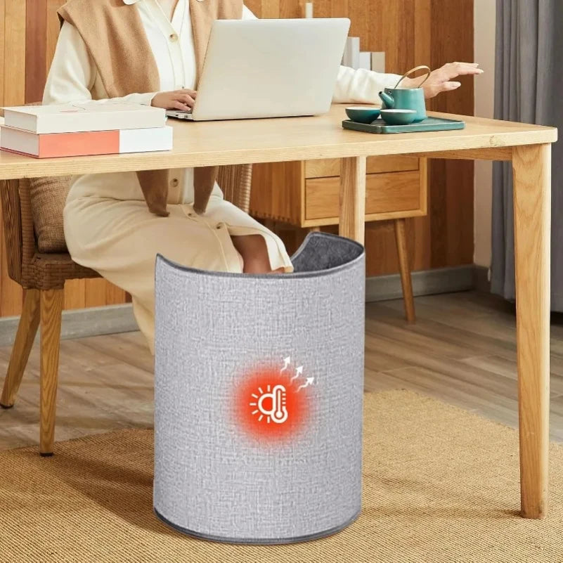Quiet Foldable Under-Desk Foot Heater