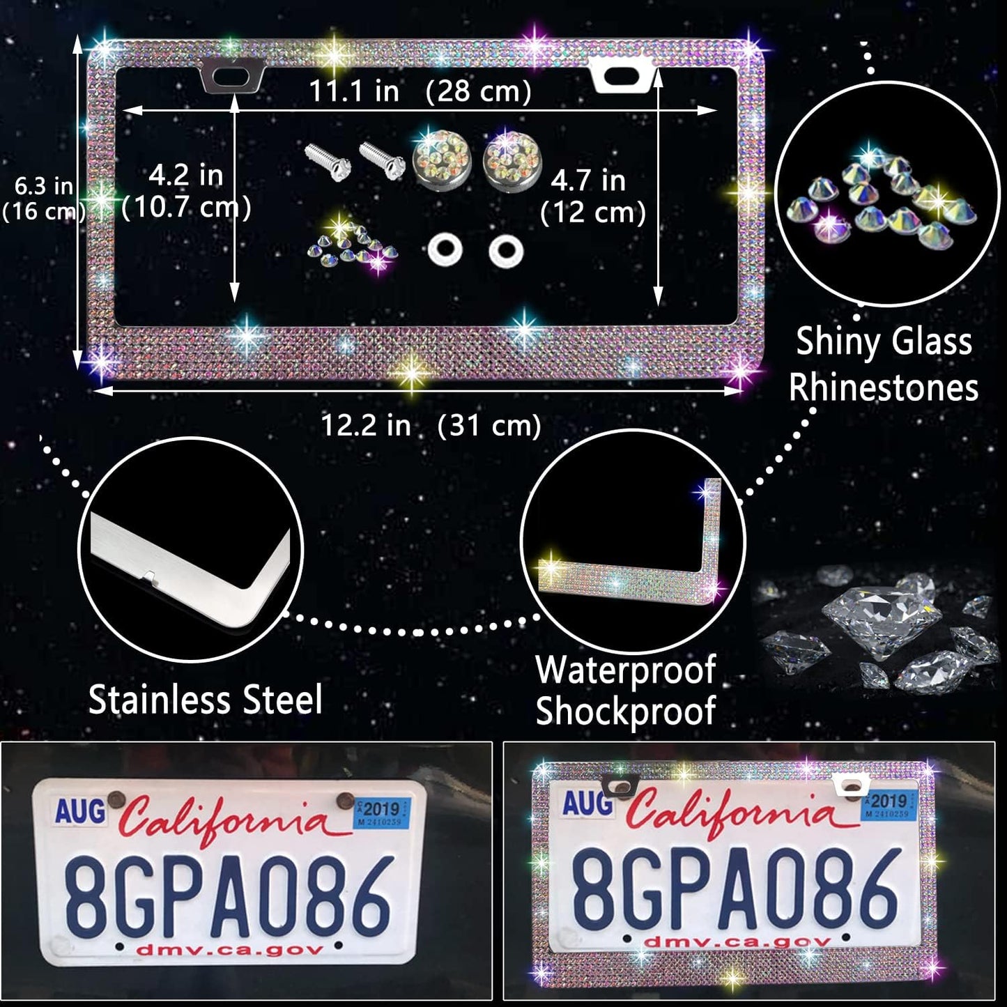 SparkRide Bling Car Set