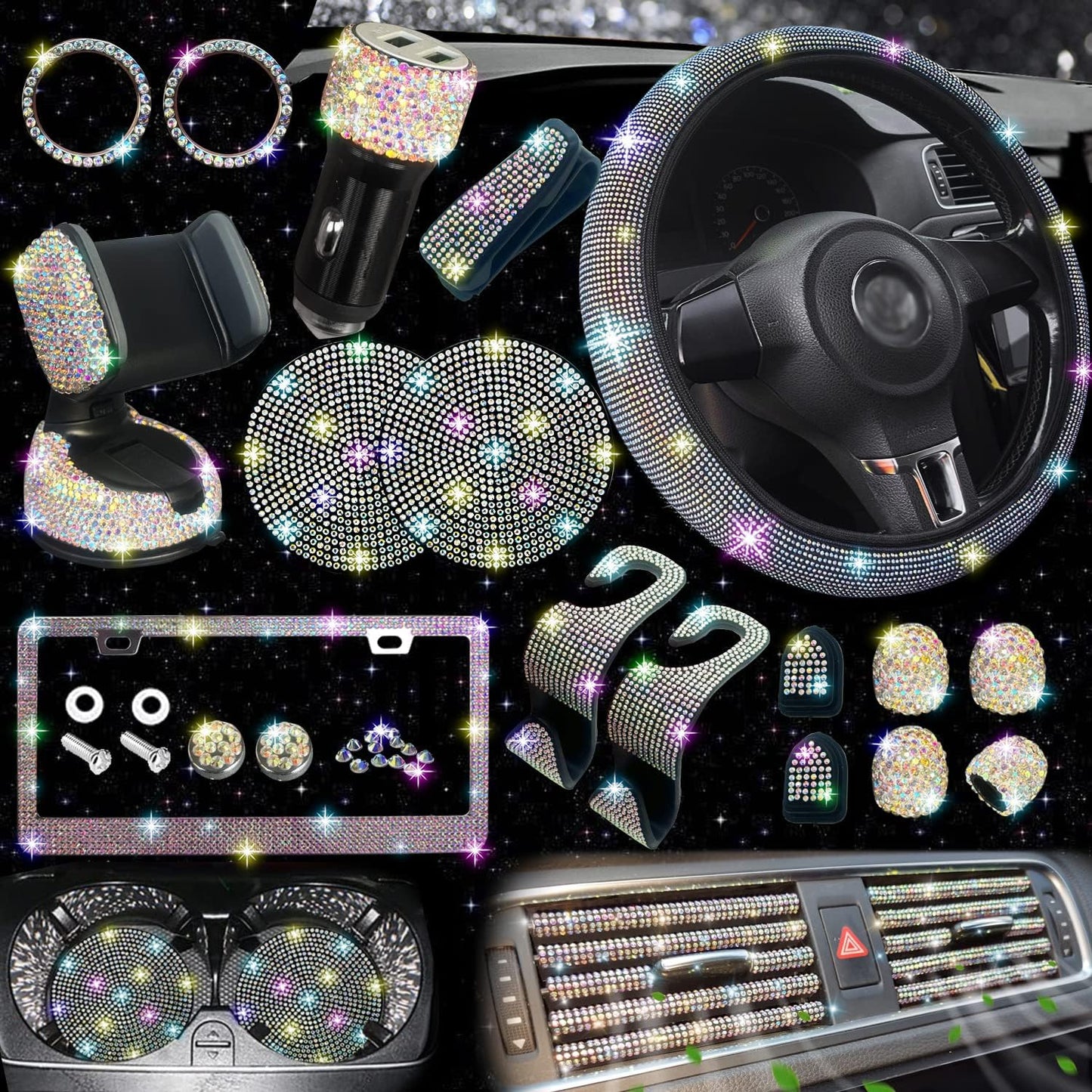 SparkRide Bling Car Set