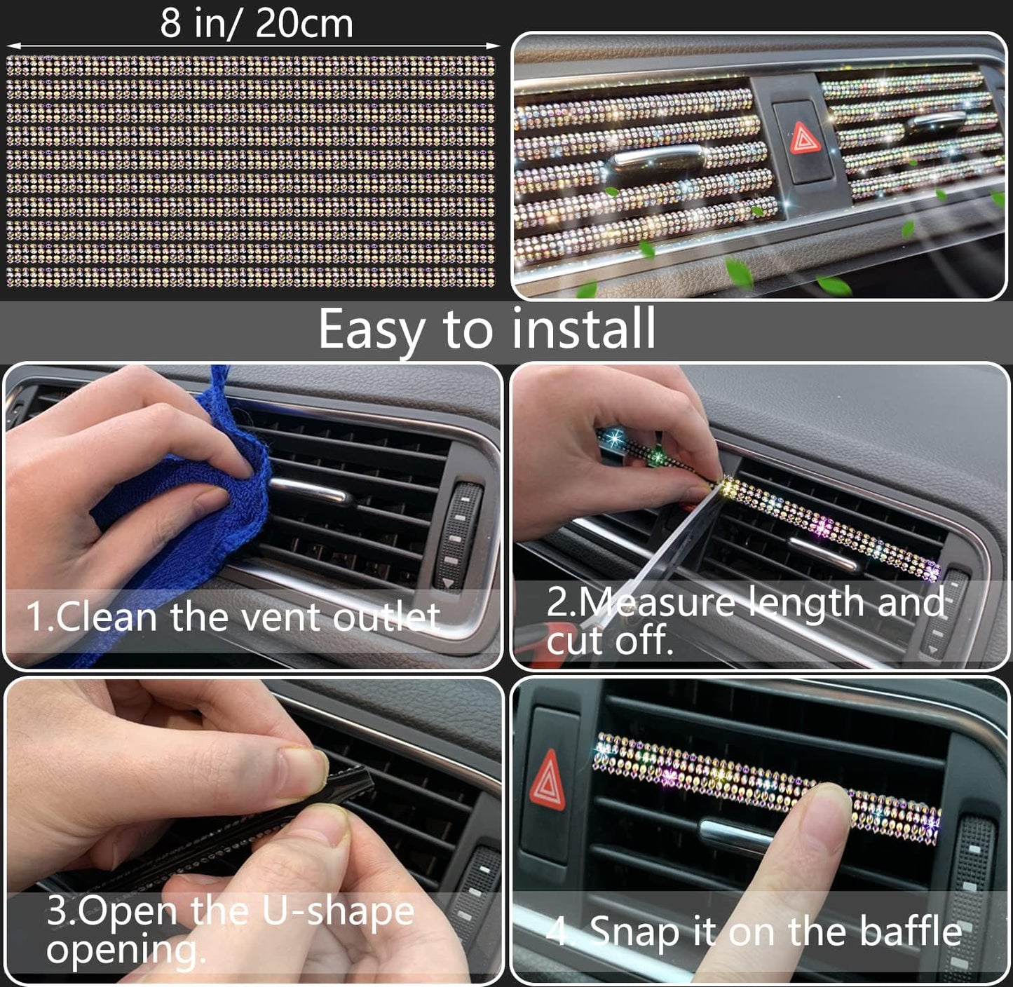 SparkRide Bling Car Set